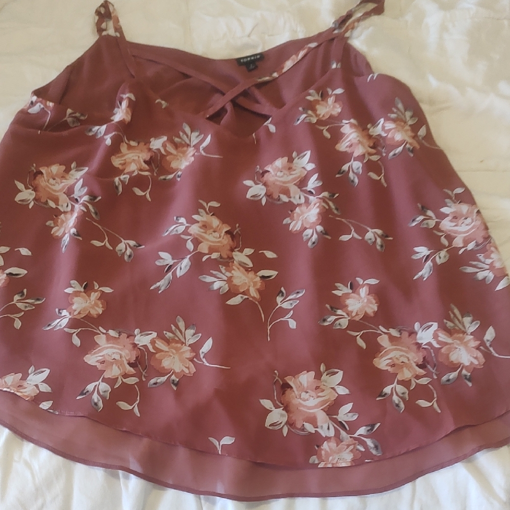 Torrid Mauve Floral Camisole Top